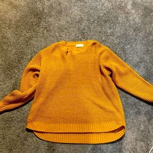 cute mustard sweater
